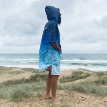 Load image into Gallery viewer, Sand Free Hooded Towel &quot;Water&quot;