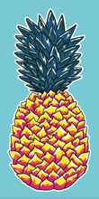 Load image into Gallery viewer, Sand Free Travel Towel  “Pineapple&quot; 80x160cm (100% recycled materials)
